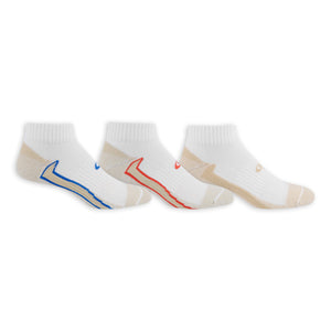 Copper Sole Men's Extreme Athletic Ankle Socks 3 Pair Pack