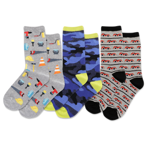 HOTSOX size guide for kids with shoe size and age range information.