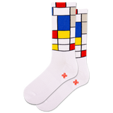 HOTSOX Men's Mondrian Active Crew Sock thumbnail
