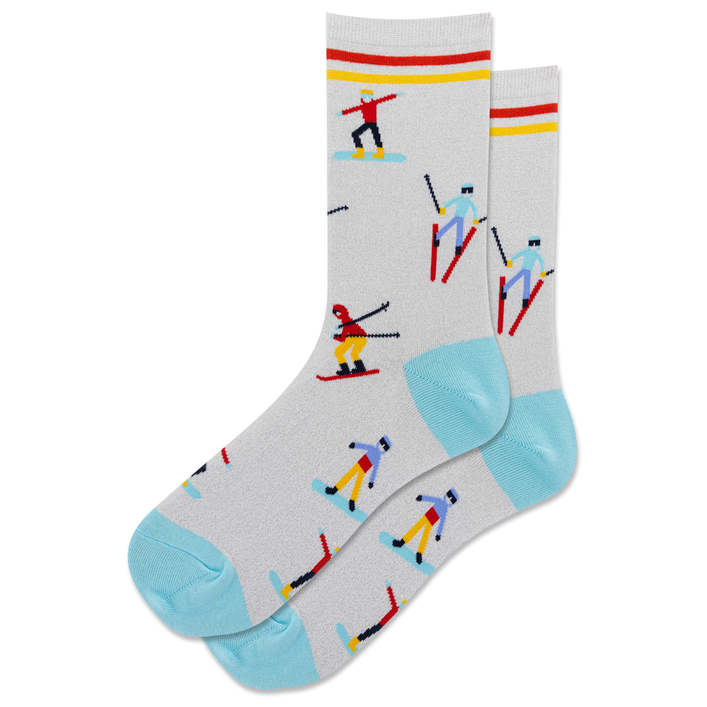 Super Skier Personalised Colourful Ski Socks – Solesmith