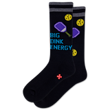 HOTSOX Men's Big Dink Energy Active Crew Socks