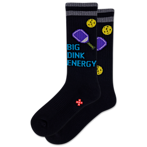 HOTSOX Men's Big Dink Energy Active Crew Socks