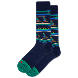 HOTSOX Men's Ski Fairisle Crew Socks