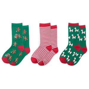 HOTSOX size guide for kids with shoe size and age range information.