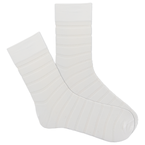 K.Bell Women's Sheer Stripe Microfiber Crew Socks