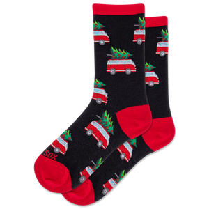 HOTSOX Women's Holiday Delivery Crew Socks