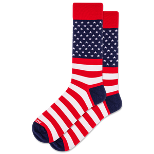 HOTSOX Men's Classic Stripes Crew Socks