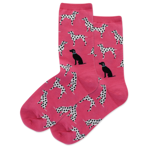 HOTSOX Women's Dalmatians Crew Socks