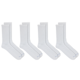 Dr. Scholl's Men's Diabetes & Circulatory Crew Socks 4 Pair Pack - Non-Binding, Cushioned Comfort