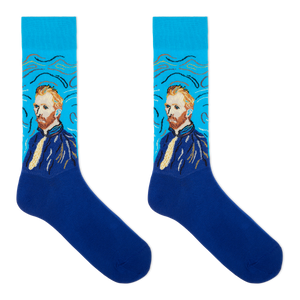HOTSOX Men's Van Gogh's Self-Portrait Socks