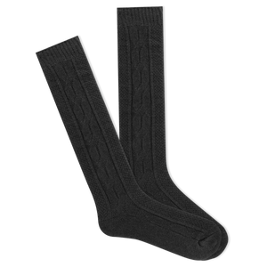 K.Bell Women's Soft and Dreamy Cable Knit Boot Crew Socks