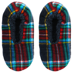 K.Bell Women's Soft and Dreamy Plaid Sherpa Slipper
