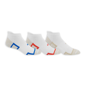Copper Sole Men's Extreme Athletic Low Cut Tab Socks 3 Pair Pack