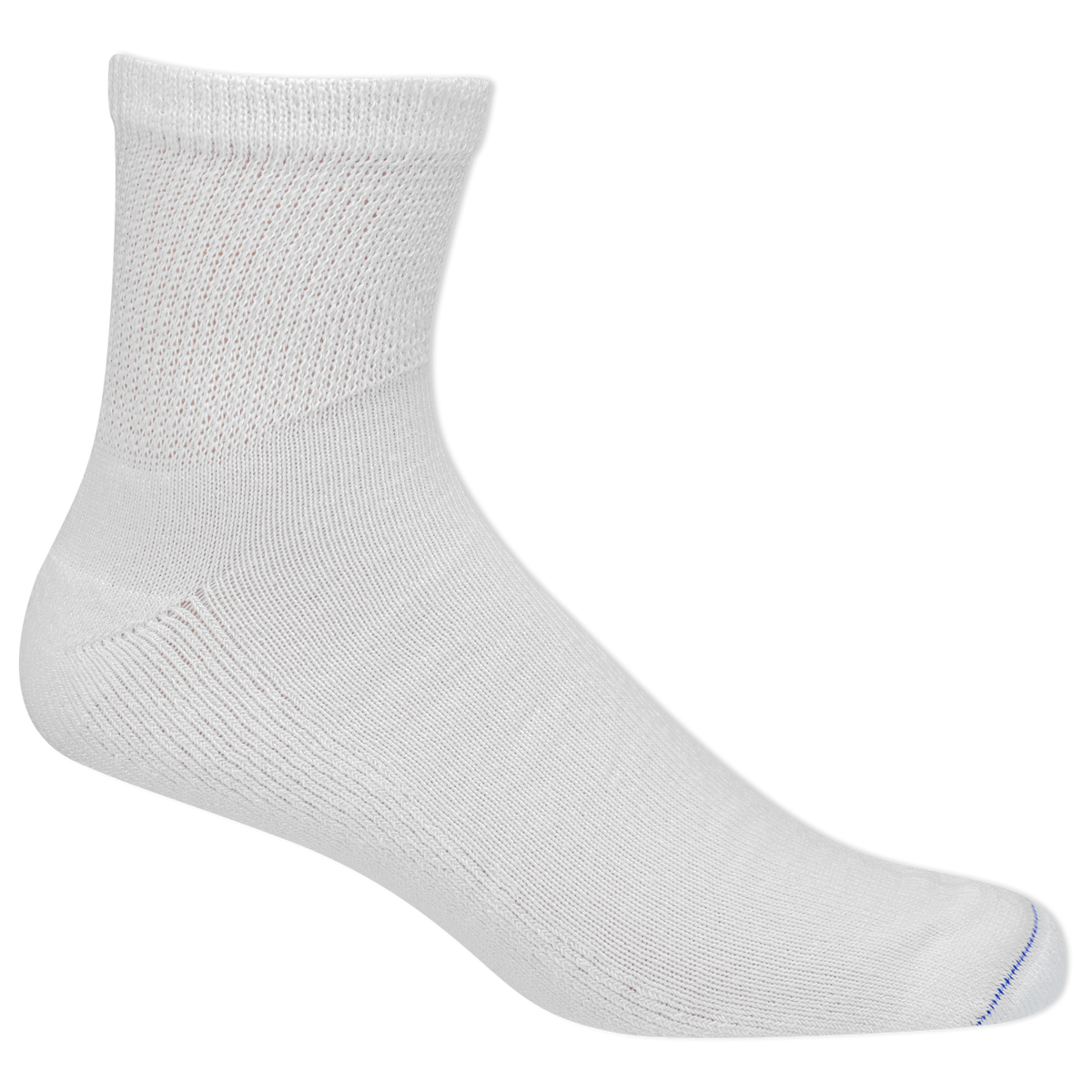 White Dr. Scholl's quarter socks.