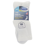 Dr. Scholl's Men's Diabetes & Circulatory Ankle Socks 6 Pair Pack - Non-Binding, Cushioned Comfort