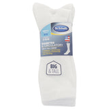 Dr. Scholl's Men's Diabetes & Circulatory Crew Socks 6 Pair Pack - Non-Binding, Cushioned Comfort