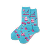 HOTSOX Women's Happy Birthday Crew Socks