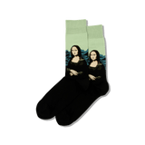 HOTSOX Men's Da Vinci's Mona Lisa Socks