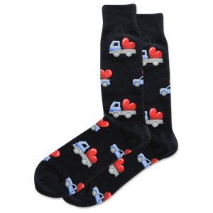 HOTSOX Men's Valentine Truck Crew Socks