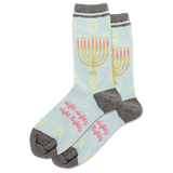 HOTSOX Women's Menorah Crew Socks thumbnail