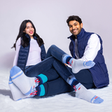 HOTSOX Women's Metallic Ski Crew Socks thumbnail