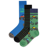 HOTSOX Men's I Play Dirty Crew Sock 3 Pack