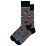 HOTSOX Men's Bugs Crew Sock