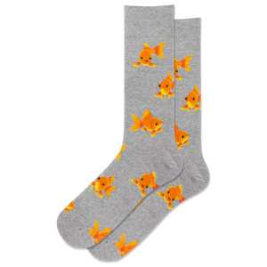 HOTSOX Men's Goldfish Crew Sock