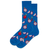 HOTSOX Men's Dragon Fruit Crew Socks