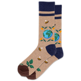 HOTSOX Men's Earth Day Crew Socks