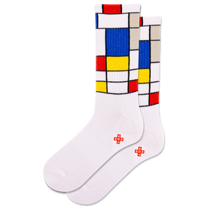 HOTSOX Men's Mondrian Active Crew Sock