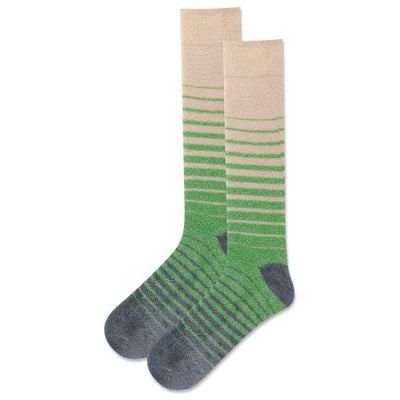 HOTSOX Men's Stripe Non-Skid Slipper Sock