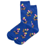 HOTSOX Women's Balloon Dachshund Crew Socks