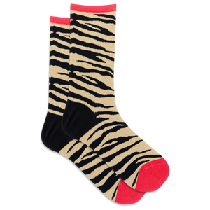 HOTSOX Women's Animal Print Crew Sock