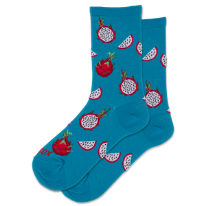 HOTSOX Women's Dragon Fruit Crew Socks