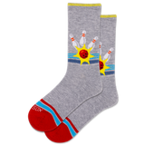 HOTSOX Women's Retro Bowling Crew Socks thumbnail