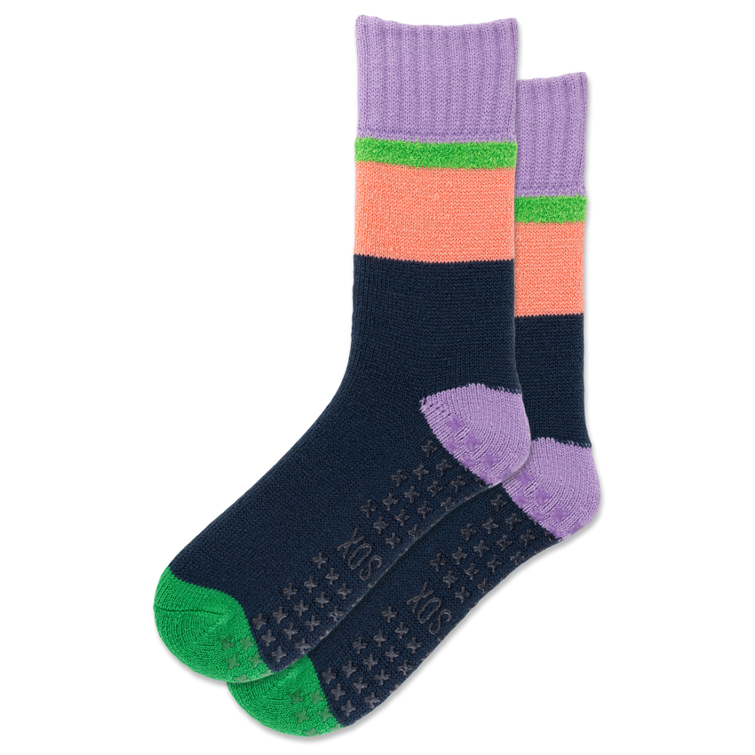 NEWCHAO 4 Pairs Non Slip Skid Socks Anti Slip Sock for women and