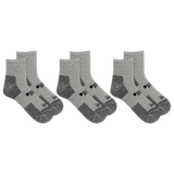 Jeep® Men's Classic Cotton Ankle Socks 3 Pair Pack Made in USA - Moisture Wicking, Cushioned Comfort