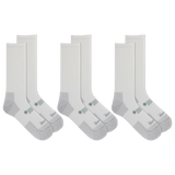 Jeep® Men's Classic Cotton Crew Socks 3 Pair Pack Made in USA - Moisture Wicking, Cushioned Comfort