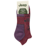 Jeep® Women's Wool Blend Trail No Show Socks 2 Pair Pack - Breathable, Cushioned Comfort