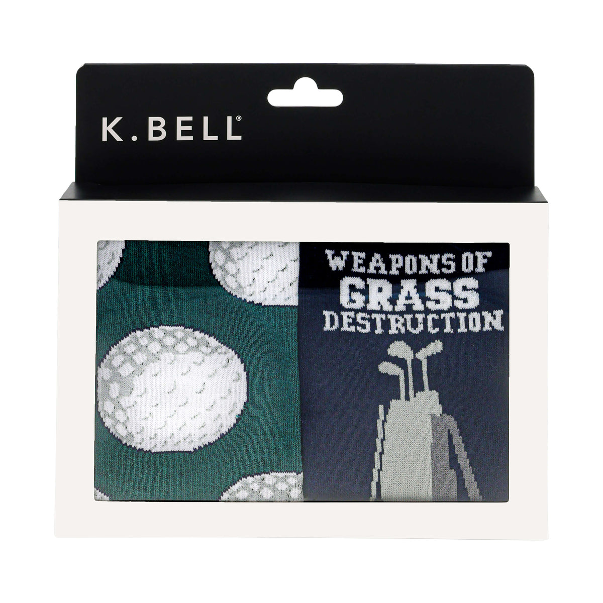 Gift box with two K.Bell men's golf styles