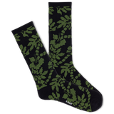 K.Bell Men's Tropical Leaf Active Crew Sock