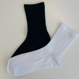 K.Bell Women's Ribbed Short Crew Socks