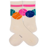 K.Bell Women's Fuzzy Tennis Crew Sock