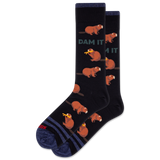 HOTSOX Men's Dam It Crew Socks