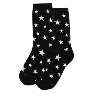 HOTSOX Kid's Glow In The Dark Stars Crew Socks