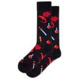 HOTSOX Men's Dragon Crew Socks