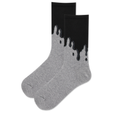 HOTSOX Women's Paint Drip Crew Socks