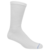 White sock on a white background