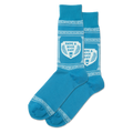 Turquoise HOTSOX Men's Have A Nice Day Crew Socks